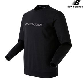 NBNCB21063-BK 뉴발 레터 로고 STANDARD FIT 남녀공용 긴팔티 맨투맨