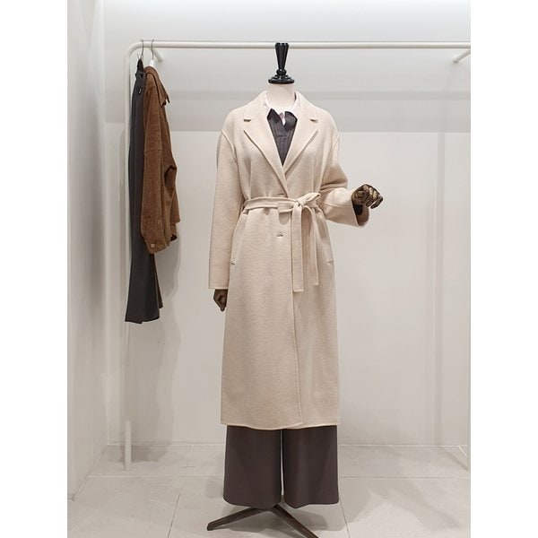 [파주점] 쥬크 주크 루즈핏 캐시혼방 벨티드 롱코트 V254MSG956