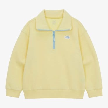 노스페이스 [노스페이스키즈 공식] NM5MR07T 키즈 스쿨데이 하프집_LIGHT YELLOW