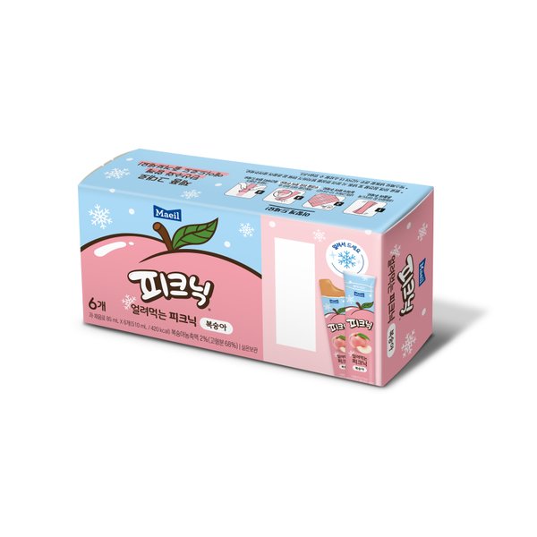 얼려먹는 피크닉 복숭아 85ml 24팩