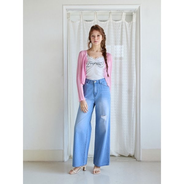 [BLUE LABEL] 디스트로이드 썸머 데님팬츠 ES2ODP04