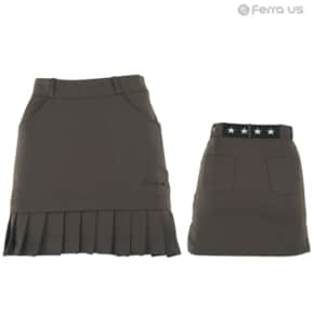 페라어스 여성골프 브라운 앞주름 스커트 ASBU4130F1