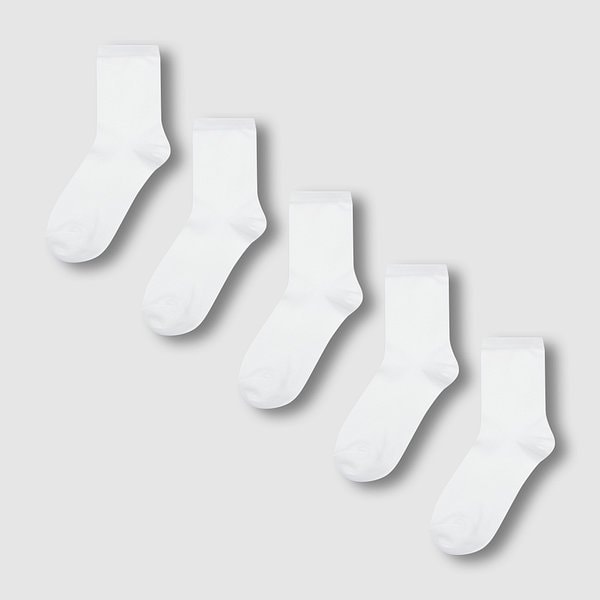 여 코튼 중목 양말 5족 J146903208001