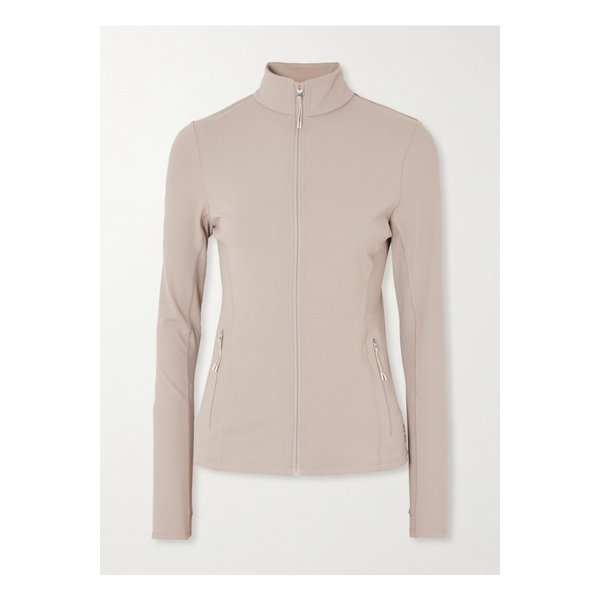 러닝 젠데이야 글로리아 컷아웃 스트레치 저지 재킷 토프 46376663162954841