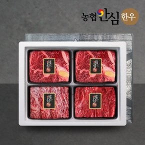 농협안심한우 혼합1호 선물세트 1.2kg (등심2팩/채끝/국거리)