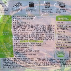 농협 녹차 오리 훈제 슬라이스 400g 아이스박스포장