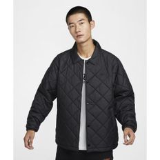 매장정품 나이키 NIKE 클럽 써마 핏 퀄팅 필 자켓 M - 블랙 FZ0635-010 1609035