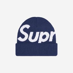 슈프림 빅 로고 비니 네이비 Supreme Big Logo Beanie Navy