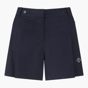 골프웨어 PQS DR32WFSP71-NAVG 여성 베이직 조직감 숏팬츠 / Navy