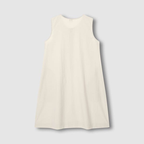 여 사각사각 민소매 미디 원피스 J136201067005