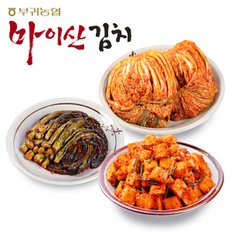 [한국농협김치] 전북 대표김치 마이산김치 3종7호(포기김치3kg+갓김치1kg+깍두기1kg)