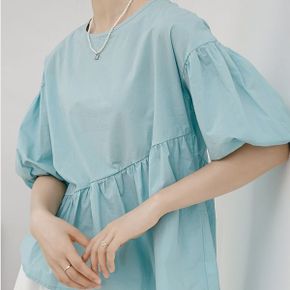 티어 벌룬소매 블라우스_P430259534