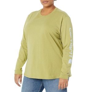 이스퀘어 4810557 Carhartt Plus Size Loose Fit Long Sleeve Graphic T-Shirt