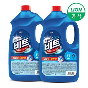 비트 세탁세제 딥클린파워 액체 4L 리필겸용 2개