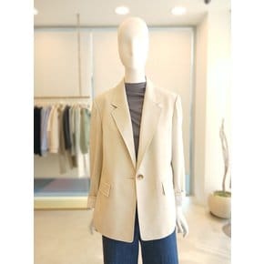 [여주점] [더 아이잗] 여성 울 스티치 싱글 원버튼 재킷(IR3A0JK101)