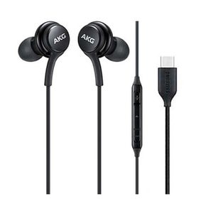 정품 AKG 이어폰 C타입 EO-IC100B 라디오가능 블랙색상 새상품 삼성이어폰