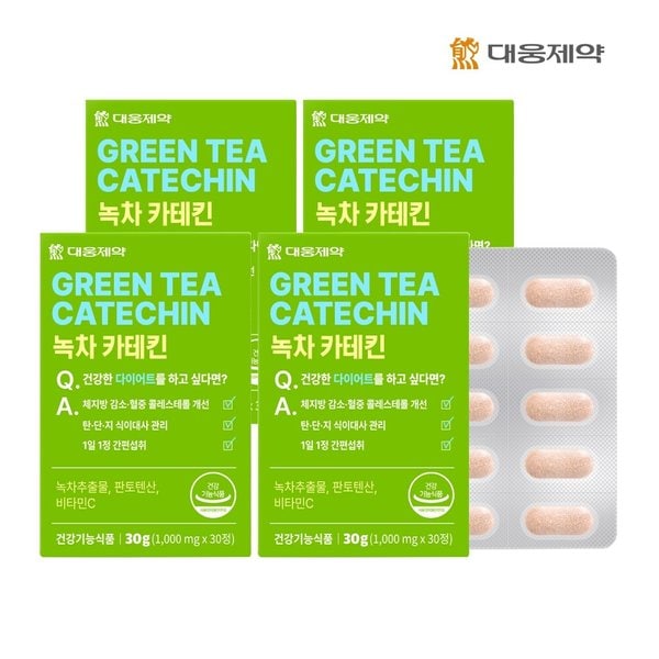 녹차 카테킨 (1,000mg x 30정) (30일분) x 4개