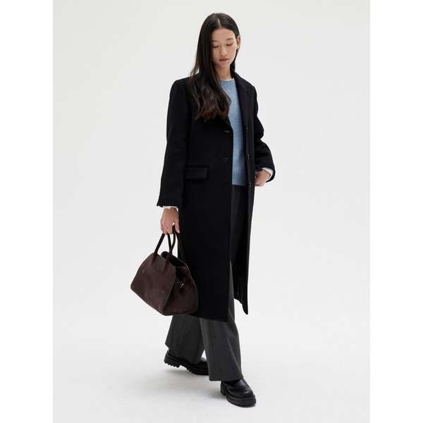 두굿_캐시미어 싱글 롱 코트_3colors