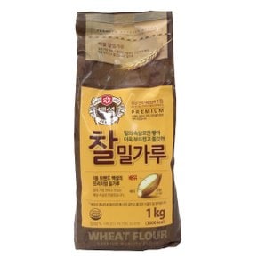 CJ 백설 찰 밀가루 1kg