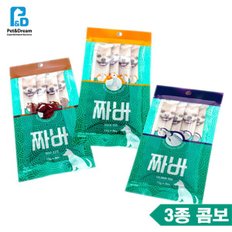 강아지 유산균 간식 짜바 소고기/연어/오리 택1 [15g*4] [무료배송]