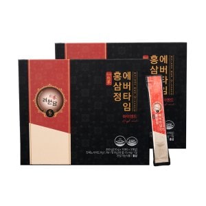 려원담 6년근 홍삼정 하이엔드 30포 2박스 / 쇼핑백 선물세트