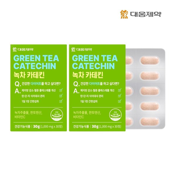 녹차 카테킨 (1,000mg x 30정) (30일분) x 2개