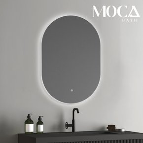 화장대 욕실 인테리어 거울 타원형 LED 조명 거울