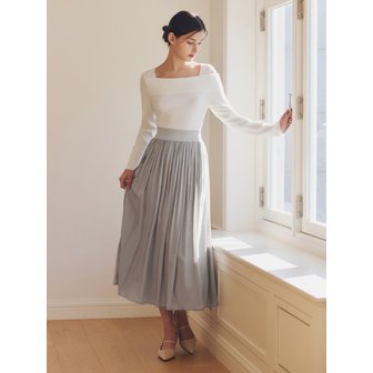 제로스트릿 [2컬러] 크링클 밴딩 스커트