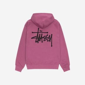 베이직 스투시 후드 베리 2024 Stussy Basic Stussy Hoodie Berry 2024