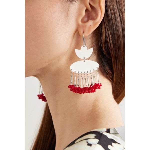 노라 실버톤 비즈 귀걸이 46376663162986506