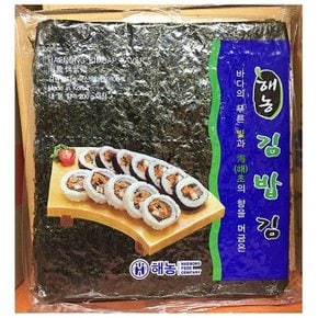 100매 200g 김밥 김 해농 분식 업소용 식당용 식자재 (W94886B)