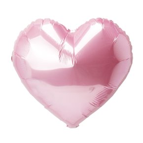 35cm호일하트(파스텔핑크) 35cm 호일 하트 파스텔핑크 생일 파티 소품 풍선 용품