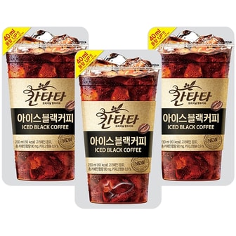  칸타타 아이스 블랙커피 230mlx50개/1박스