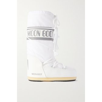 MOON BOOT 문부츠 아이콘 셸 인조 가죽 스노우 부츠 화이트 1647597307949103