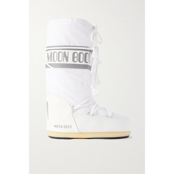 문부츠 아이콘 셸 인조 가죽 스노우 부츠 화이트 1647597307949103