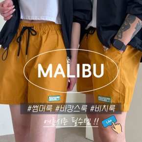 / MALIBU 비치 스윔 나일론 남녀공용 숏팬츠