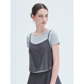 SEE THROUGH SLEEVELESS TOP_TT3S119CH