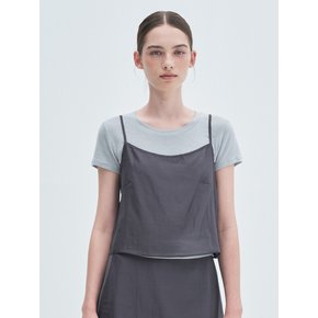 SEE THROUGH SLEEVELESS TOP_TT3S119CH