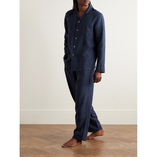 데렉 로즈 시실리 1 리넨 파자마 세트 46376663162965348