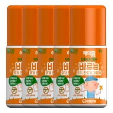 해피홈 아웃도어 롤온 바르는 모기기피제 50g X 5개