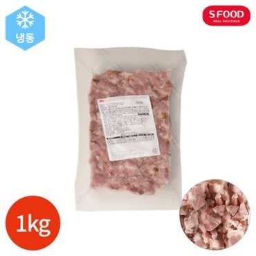 텐바이텐 에스푸드 다이스드 훈제 목살 스테이크 1kg