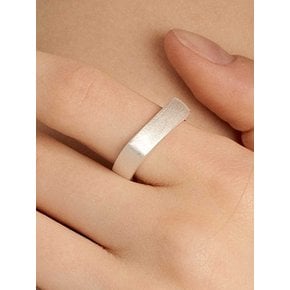 [Ir251]Sanding Square Silver Ring