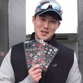 배정대 선수 스포츠 야구 타투 스티커 응원용품 페이스 페인팅 건식 판박이