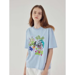 Floral A-T-shirt_BLUE