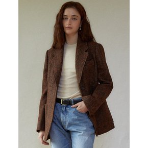 Tweed jacket (brick)