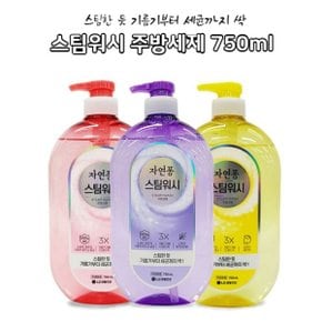 LG 실용적인 자연퐁 스팀워시 주방세제 750ml 기름기부터 세균까지 싹