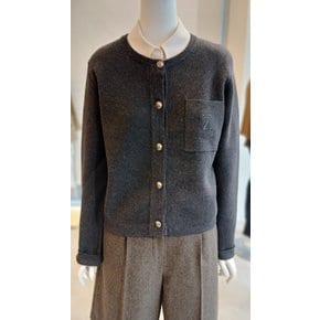 [여주점] [더 아이잗] 여성 자수 울  포켓 크롭 가디건(IPAM1CD841)