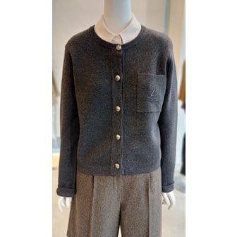 더아이잗 [여주점] [더 아이잗] 여성 자수 울  포켓 크롭 가디건(IPAM1CD841)