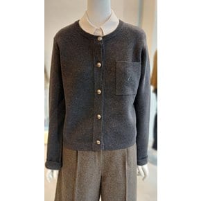 [여주점] [더 아이잗] 여성 자수 울  포켓 크롭 가디건(IPAM1CD841)