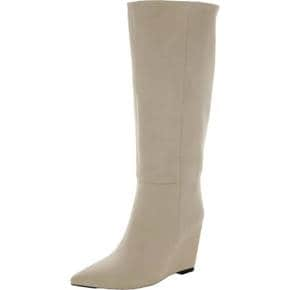 4864005 Jeffrey Campbell Katerina Womens Stretch Faux Suede Knee-High Boots